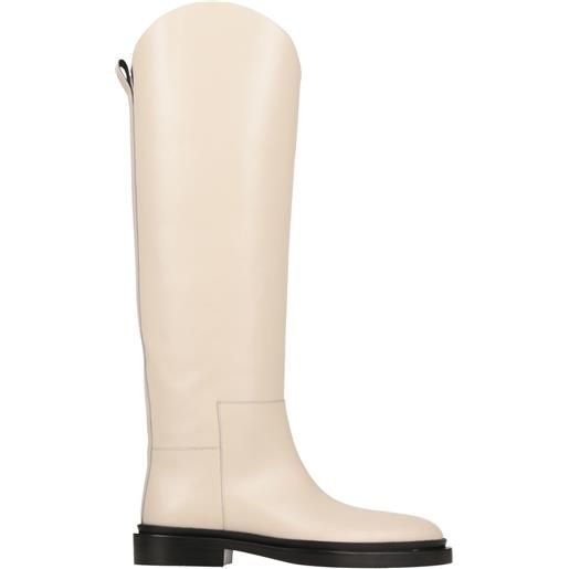 JIL SANDER - stivali - avorio