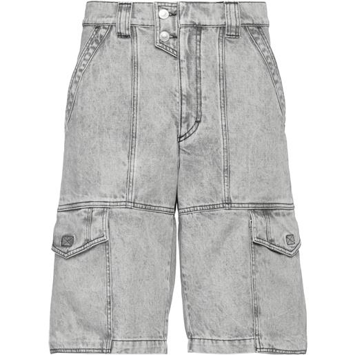 ISABEL MARANT - shorts jeans - grigio
