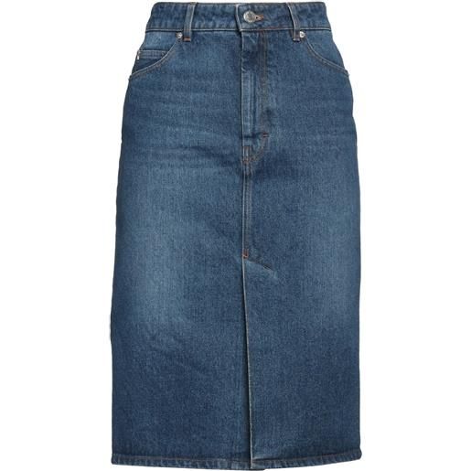 AMI ALEXANDRE MATTIUSSI - gonna jeans - blu