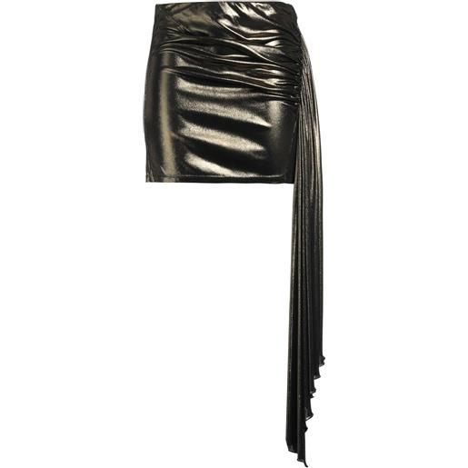 BLUMARINE - minigonna - oro