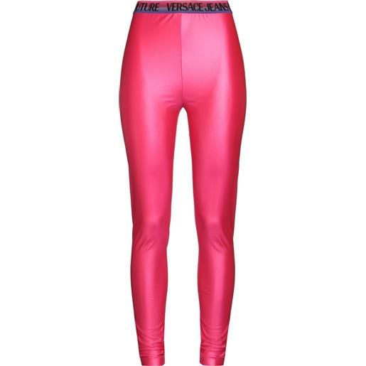 VERSACE JEANS COUTURE - leggings - fucsia
