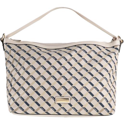 BORBONESE - borsa a mano - grigio chiaro