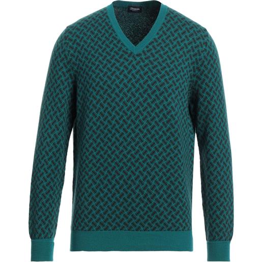 DRUMOHR - maglia in cachemire - verde petrolio