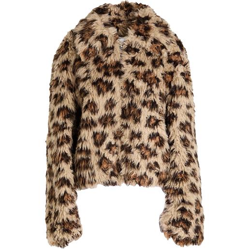MSGM - shearling e teddy - beige