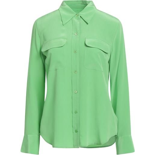 EQUIPMENT - camicie e bluse in seta - verde
