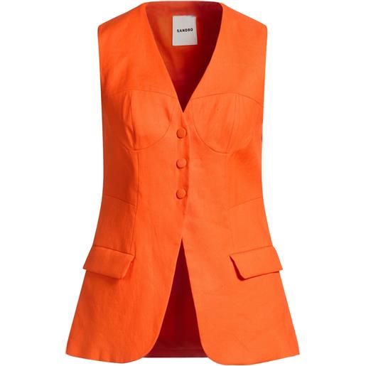 SANDRO - gilet - arancione
