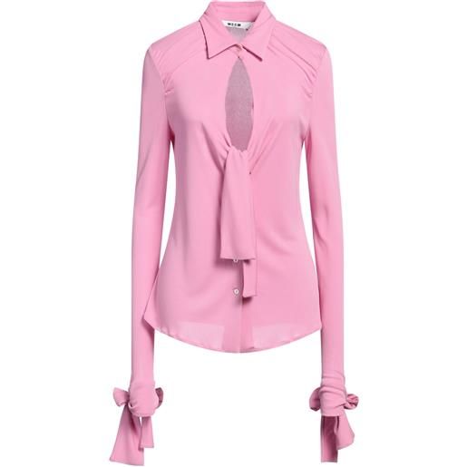 MSGM - camicie e bluse tinta unita - rosa