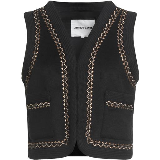 ANTIK BATIK - gilet - nero
