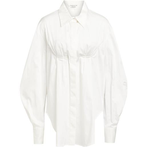 ALESSANDRO VIGILANTE - camicie e bluse tinta unita - off white