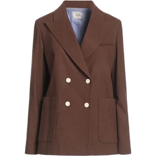ALYSI - blazer - marrone