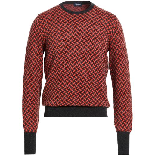 DRUMOHR - maglia in cachemire - rosso pomodoro