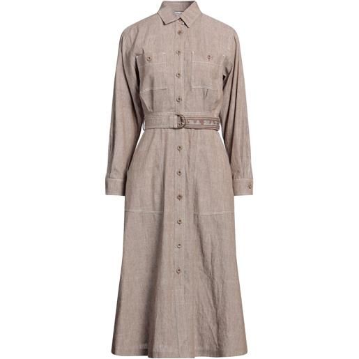 MAX MARA - vestito chemisier - marrone