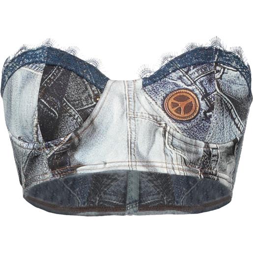 MOSCHINO JEANS - top - blu