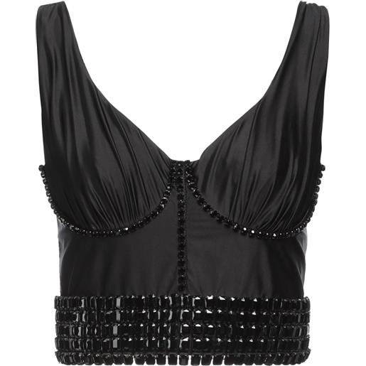 ELISABETTA FRANCHI - top - nero