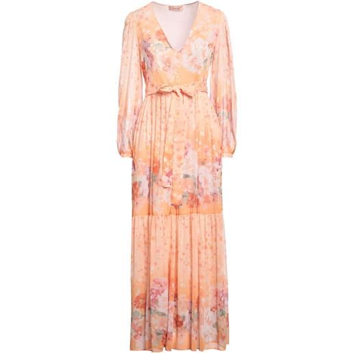 TWINSET - vestito lungo - albicocca