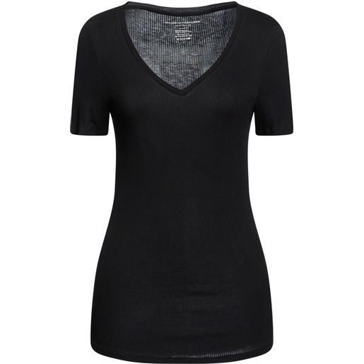 MAJESTIC FILATURES - basic t-shirt - nero
