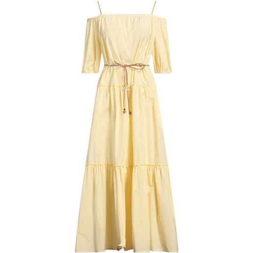 PESERICO - vestito estivo - giallo pastello
