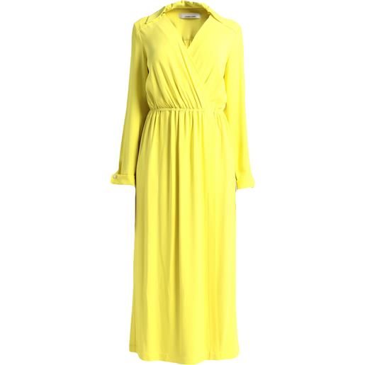 LIVIANA CONTI - vestito midi - giallo