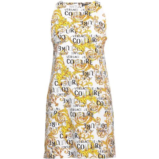 VERSACE JEANS COUTURE - vestito corto - bianco