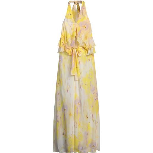 MSGM - vestito lungo - giallo