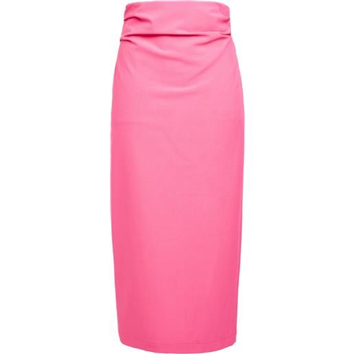 SEMICOUTURE - gonna midi - fucsia