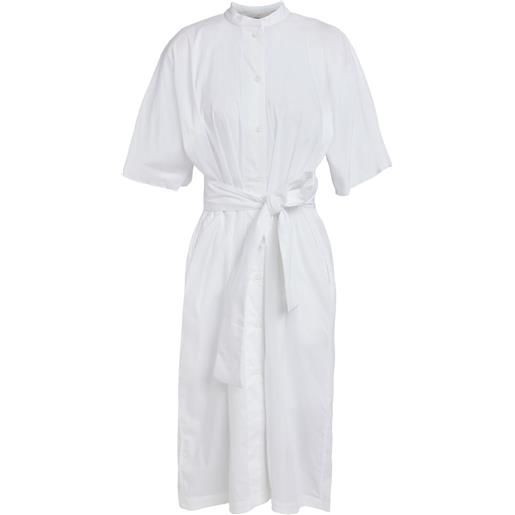 LIVIANA CONTI - vestito chemisier - bianco
