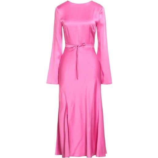 SEMICOUTURE - vestito lungo - fucsia