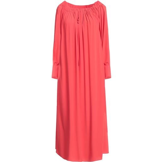 JUCCA - vestito midi - rosso pomodoro