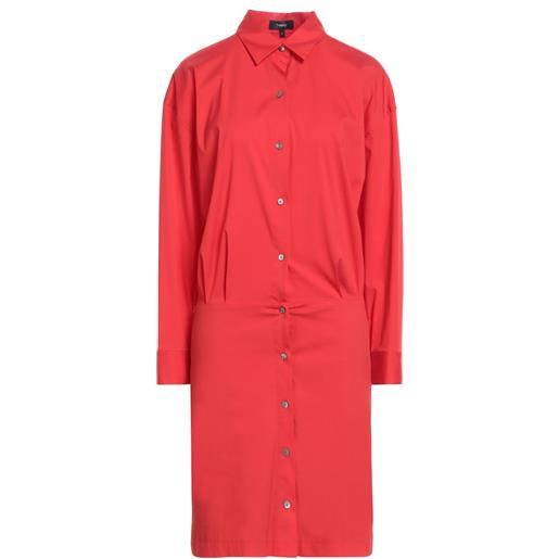 THEORY - vestito chemisier - rosso