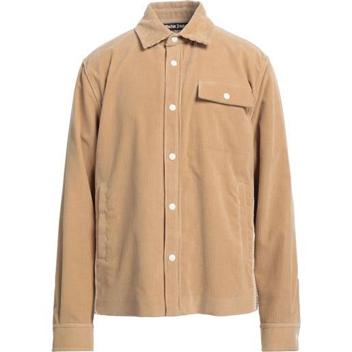PALM ANGELS - camicia tinta unita - sabbia