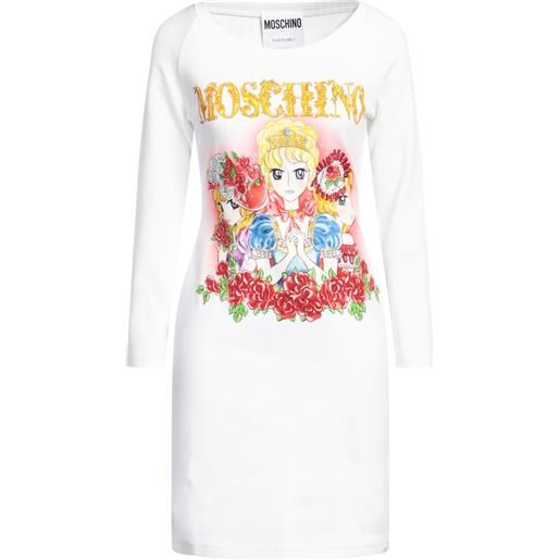 MOSCHINO - vestito corto - bianco