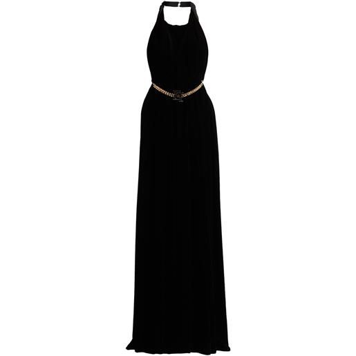 ELISABETTA FRANCHI - vestito lungo - nero