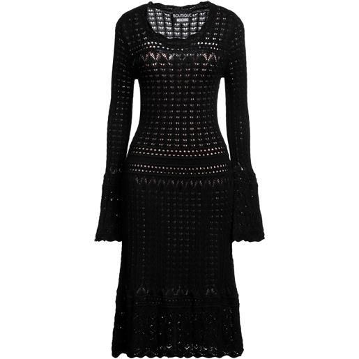 BOUTIQUE MOSCHINO - vestito midi - nero