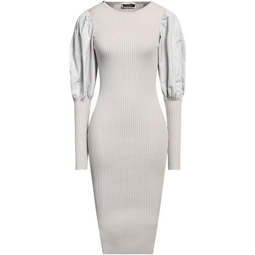 ELISABETTA FRANCHI - tubino - grigio chiaro