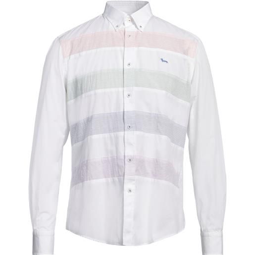 HARMONT & BLAINE - camicia a righe - bianco