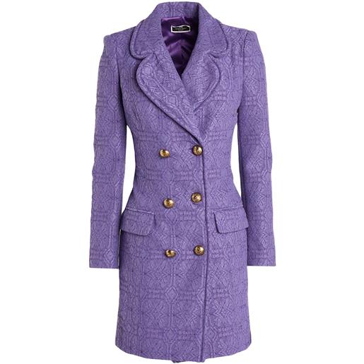ELISABETTA FRANCHI - vestito corto - viola