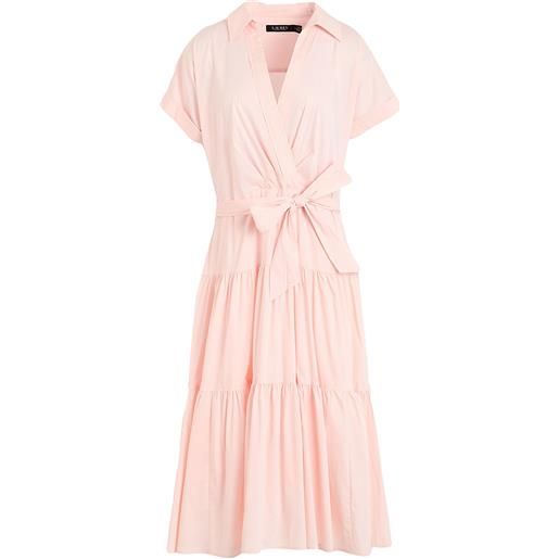 LAUREN RALPH LAUREN - vestito chemisier - rosa chiaro