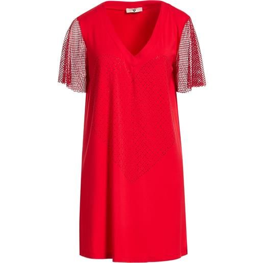 TWINSET - vestito corto - rosso