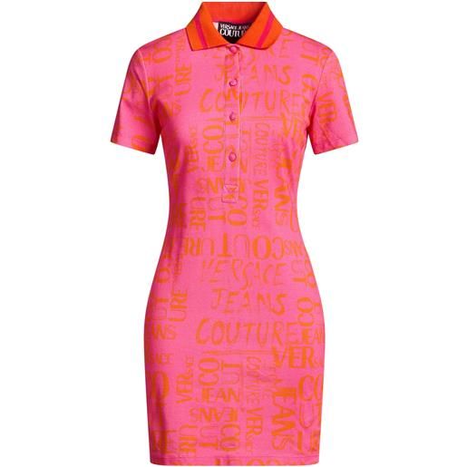 VERSACE JEANS COUTURE - vestito corto - fucsia