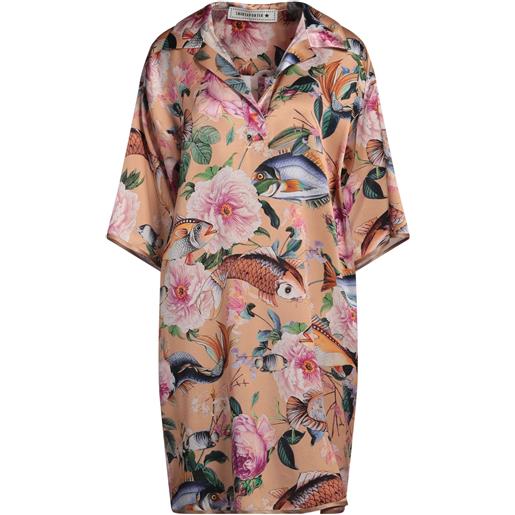 SHIRTAPORTER - vestito corto - albicocca