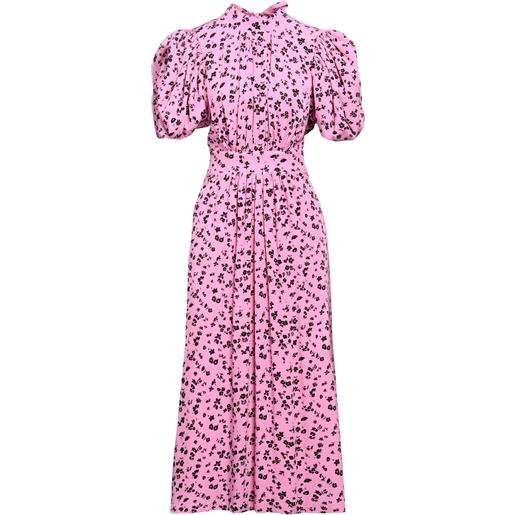 ROTATE BIRGER CHRISTENSEN - vestito midi - fucsia
