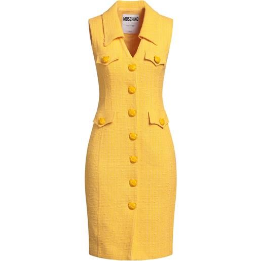 MOSCHINO - vestito midi - giallo