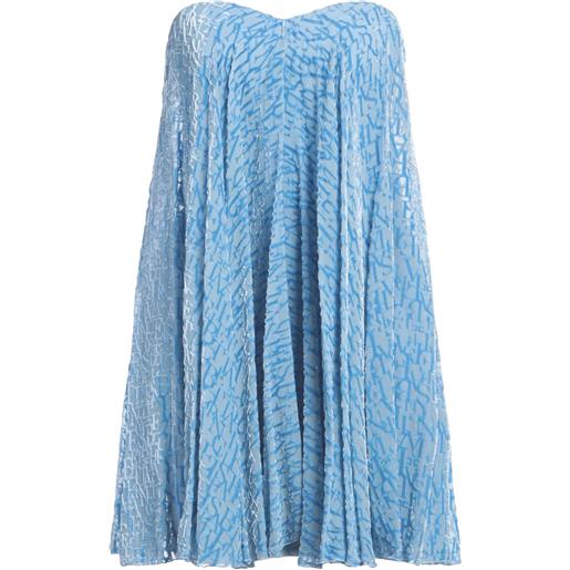 ELISABETTA FRANCHI - vestito corto - celeste
