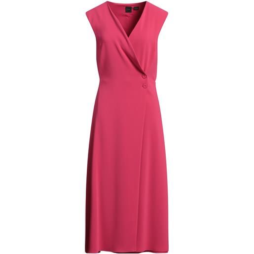 PINKO - vestito a portafoglio - fucsia