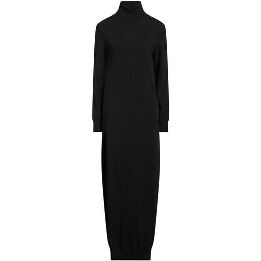 SEMICOUTURE - vestito in maglia - antracite