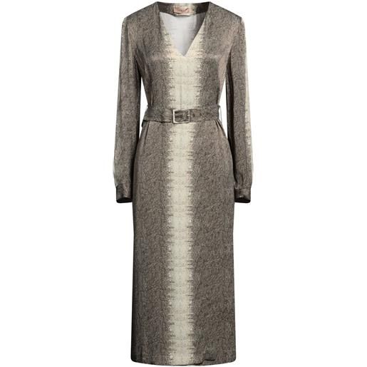 TWINSET - vestito midi - verde militare