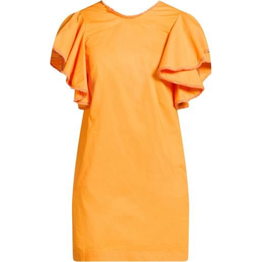 SUOLI - vestito corto - arancione