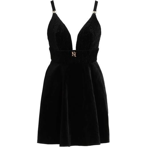 ELISABETTA FRANCHI - vestito corto - nero