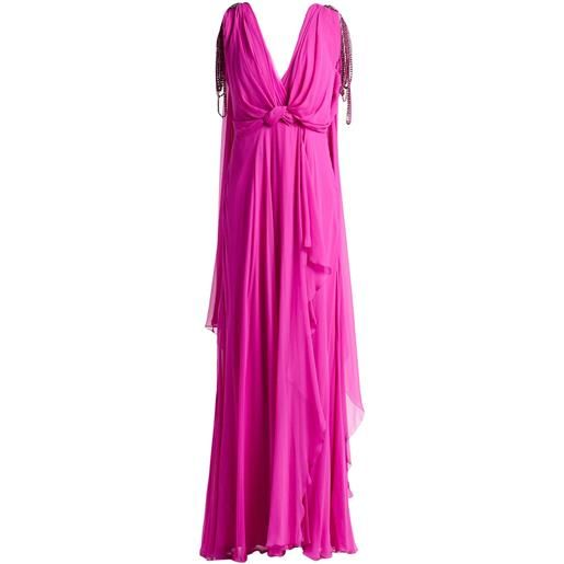 ALBERTA FERRETTI - vestito da cerimonia - malva