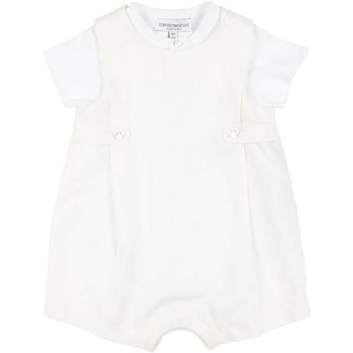 EMPORIO ARMANI - tutina baby - bianco